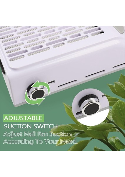 Manikür Için Tırnak Toz Toplayıcı, 100W Çıkarıcı Vakumlu Güçlü Fan, Siyah Abd Tak (Yurt Dışından) modelleri