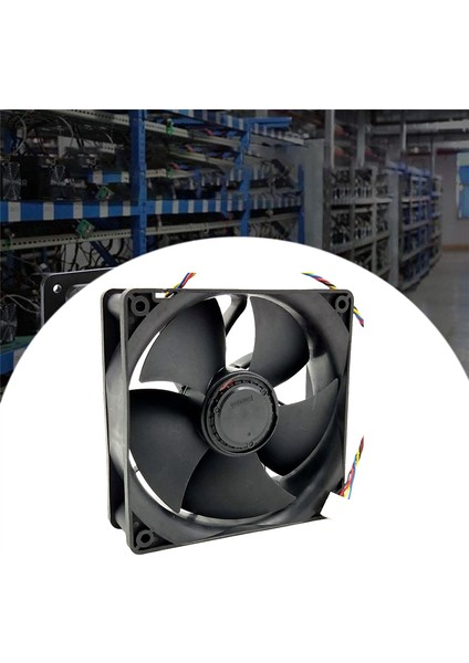 V12E12BS1B5-07 12038 DC12V 1.85A 267CFM 6500RPM Madencilik Fanı Antminer S9 B3S17T17T9 Güç Şasi (Yurt Dışından)