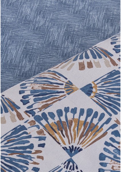 Soren Tek Kişilik Pike Takımı 160X230 cm Orient Bej Mavi modelleri