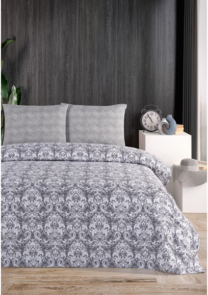 soren Tek Kişilik Pike Takımı 160 x 230 cm Saılor Koyu Gri