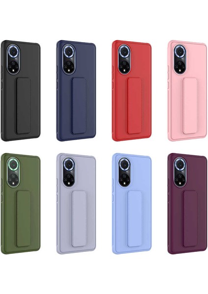 Huawei Honor 50 Kılıf Zore Qstand KAPAK-MÜRDÜM-8680436471388-NOİR72656 modelleri