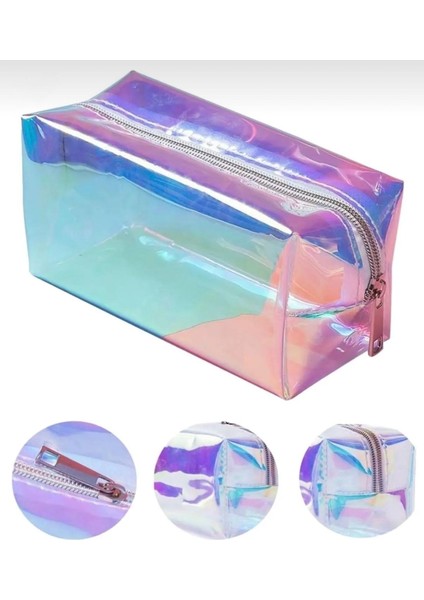 Hologram Şeffaf Makyaj Çantası fiyatları