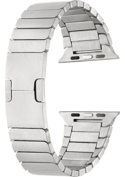 Watch 7 45MM Uyumlu Krd-82 Metal Kordon Zore - GÜMÜŞ-8680436674543-NOİR88733