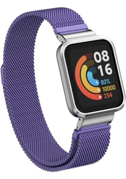 Xiaomi Redmi Watch (Mi Watch Lite) Uyumlu Krd-58 Metal Kordon Zore - MOR-8680436421192-NOİR71581