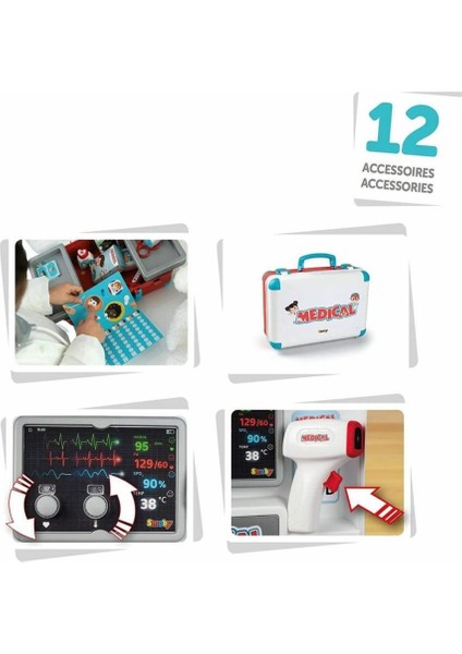 7600340103 Smoby Medikal Doktor Çanta Oyun Seti