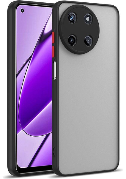 Realme 11 4g Kılıf Zore Hux KAPAK-SIYAH-8680436775530-NOİR104692