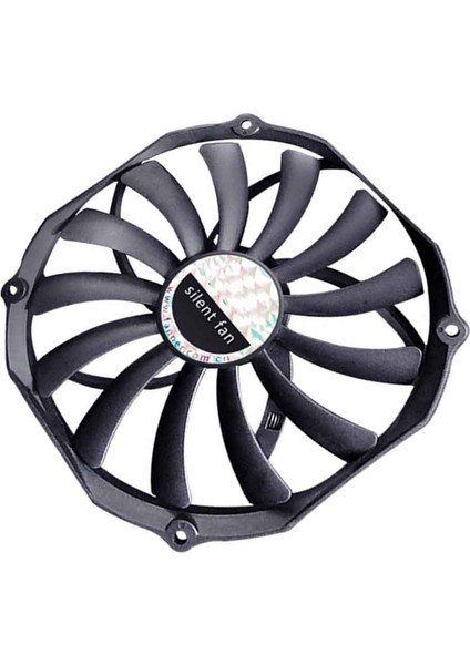 14015 Kasa Fanı Büyük Hava Hacmi Düşük Gürültü 140X140X15MM Ultra-Ince 4pın Pwm 14CM (Yurt Dışından)