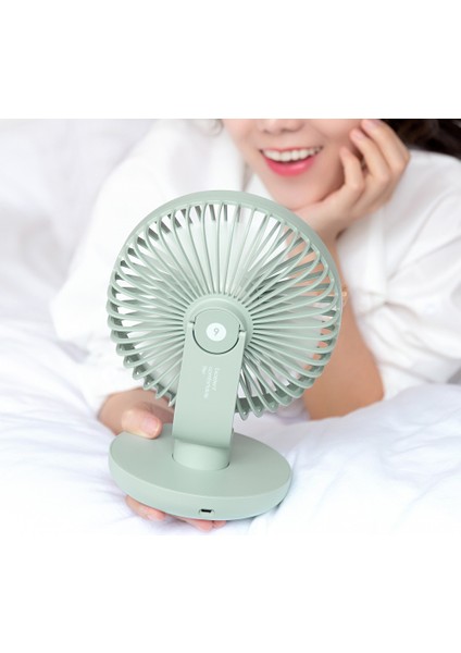 USB Şarj Taşınabilir El Elektrikli Fan Klima Soğutucu Soğutma Yaz Masası Masa Otomatik Sallayarak Kafa Fanları Beyaz (Yurt Dışından) indirimleri