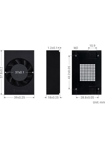 Soğutma Fanı -Fan-Pwm Nano/nx Uyumlu Hızı Ayarlanabilir Soğutucu (Yurt Dışından)