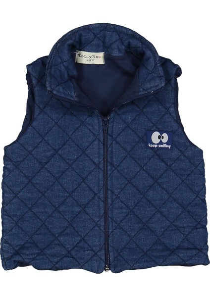 Erkek 2/5 Yaş Keep Smiling Kapitone Yelek