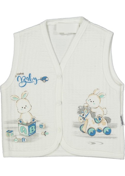 Bebe 1/3 Yaş Kapitone Tavşanlı Yelek