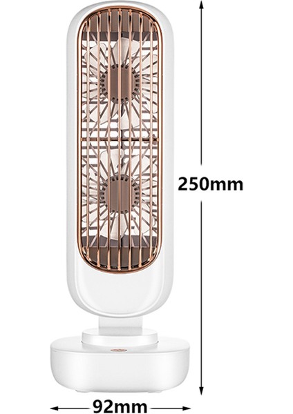 Yeni Stand Mini USB Fan Pil Şarj Edilebilir Kule Masa Tipi-C Ev Çalışma Kamp Için Taşınabilir Masaüstü Hava Soğutucu 3 (Yurt Dışından)