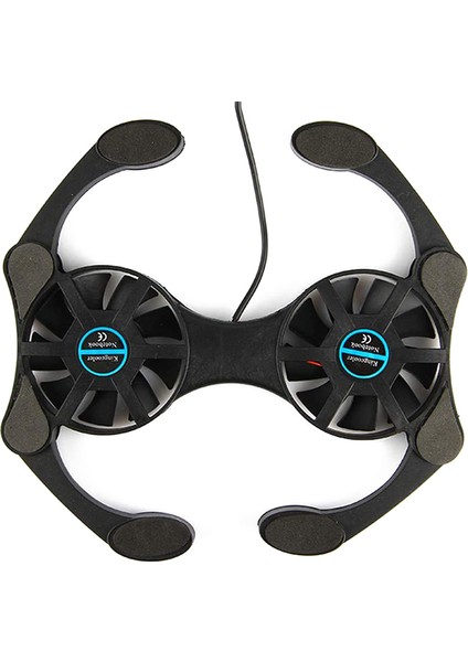 Dizüstü Bilgisayar Soğutma Tabanı, Pc Desteği - Taşıması Kolay, 2 Sessiz Fan ve USB Bağlantı Noktası ile 10-15.6 Inç Için Uyumlu (Yurt Dışından)