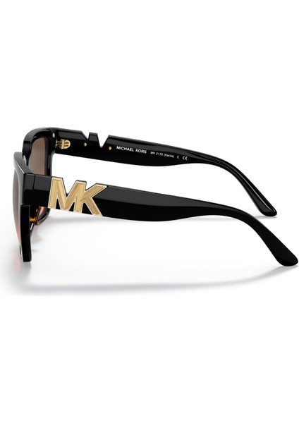 Mıchael Kors Mk 2170U 390818 54 17 140 Cam Rengi Gri Turuncu Degrade Kadın Güneş Gözlüğü modelleri
