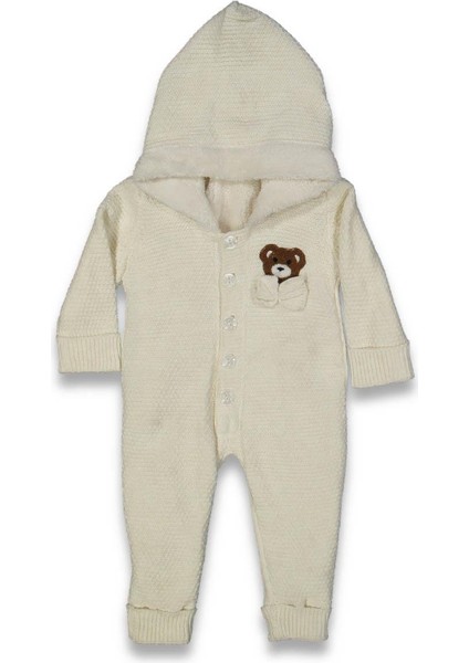 Unısex 3/18 Ay Fiyonklu Ayı Süzineli Kapşonlu Welsoftlu Hattuş Tulum