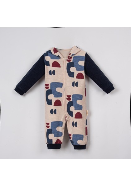 Erkek 9/18 Ay Ohrid Kapşonlu Tulum