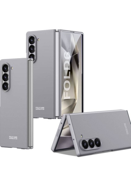 Galaxy Z Fold 6 Kılıf Zore Sert Kıpta KAPAK-GRI-8680436798362-NOİR107790