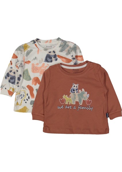 Erkek 3/18 Ay Sevimli Hayvanlar 4 Beden 2'in 1pack