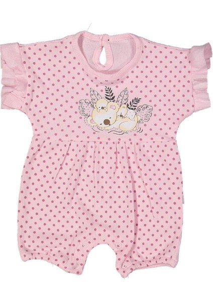 Kız 6/18 Ay Koala Baskılı Puanlı Tulum