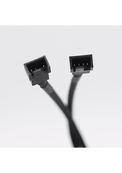 1 Ila 2 Yollu Örgülü Kablo Y Splitter 3/4 Pin Pwm Erkek Konnektör Fan Bilgisayar Pc Uzatma Adaptörü (Yurt Dışından)