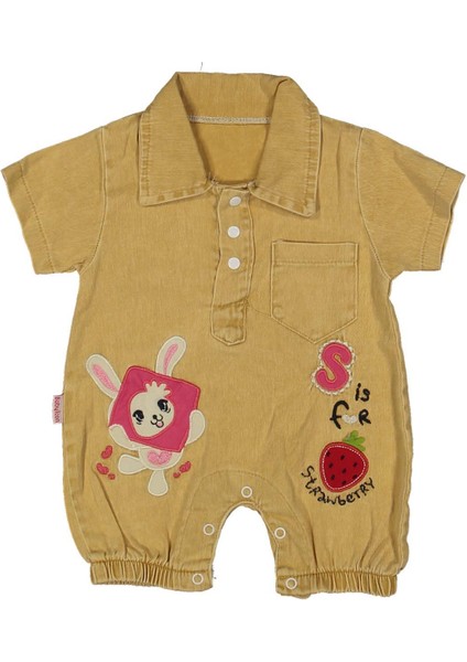 Kız 6/18 Ay Çilekli Tavşanlı Tulum
