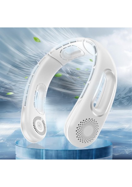 Boyun Fanı, Eller Serbest Kanatsız Fanlar Taşınabilir Şarj Edilebilir, Seyahat Için 360° Soğutma, Dış Mekan Beyaz (Yurt Dışından) fiyatları