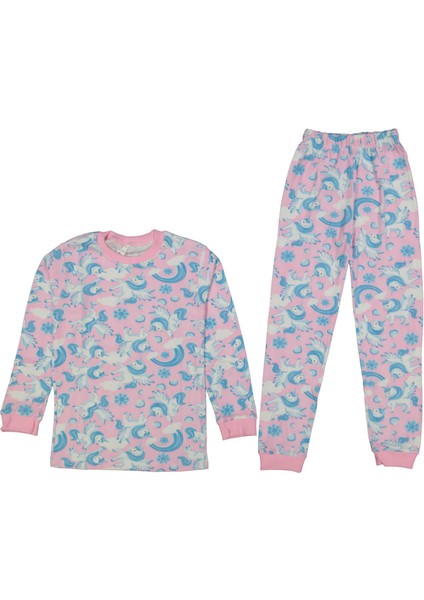 Kız 6/9 Yaş Unicorn Empirme Pijama Takım