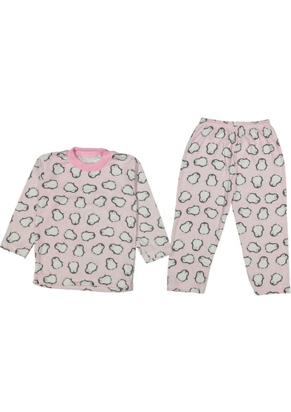 Unisex 1/3 Yaş Penguen Desenli Pijama Takım