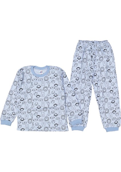 Erkek 4/6 Yaş Aslan Baskılı Pijama Takımı