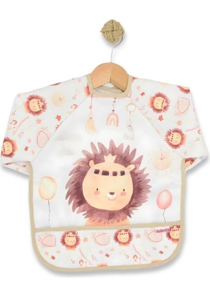 Unısex 6/24 Ay Bohem Aslan Desen Kollu Önlük