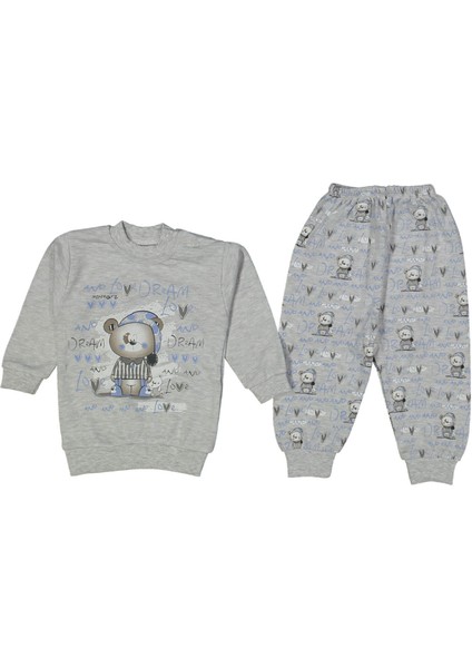 Unısex 9/18 Ay Love Dream Ayılı Pijama