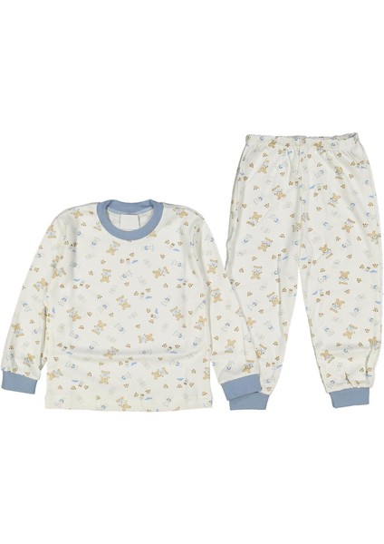 Unısex 4/6 Yaş Ayıcık Baskılı Pijama Takım