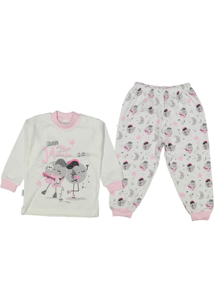 Unısex 9/18 Ay Jazz Gitar Baskılı Pijama Takım