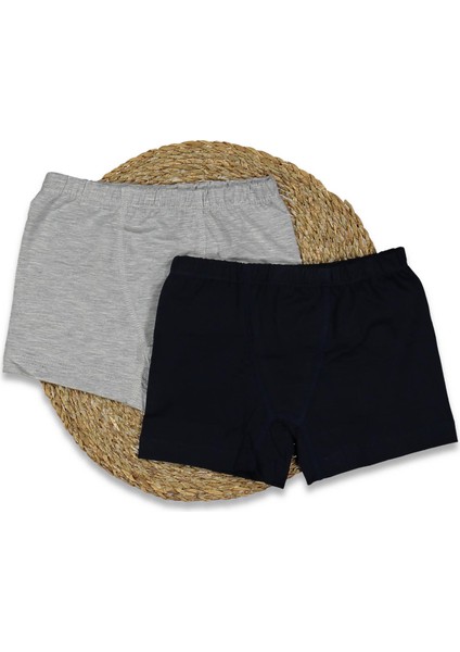 Erkek 6/7 Yaş Düz Renk Boxer