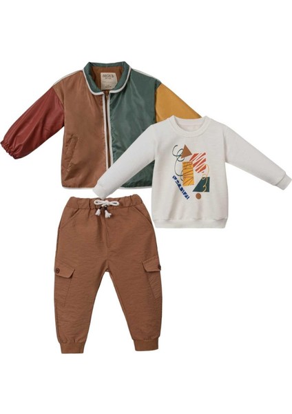 Erkek 2/5 Yaş Nagasaki Yağmurluklu 3lü Tkm