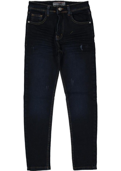 Erkek 11/15 Yaş Genç Boy Krinkıl Yıp. Kot Pantolon
