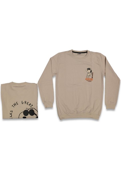 Erkek 9/12 Yaş Snoopy Amırı Sweat