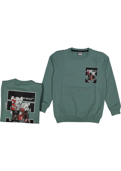 Erkek 13/16 Yaş Off Whıte Palyaco Sweat