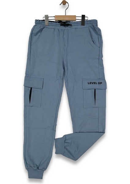 Erkek 13/16 Yaş Kargo Cep Kapagi Baskili Alt