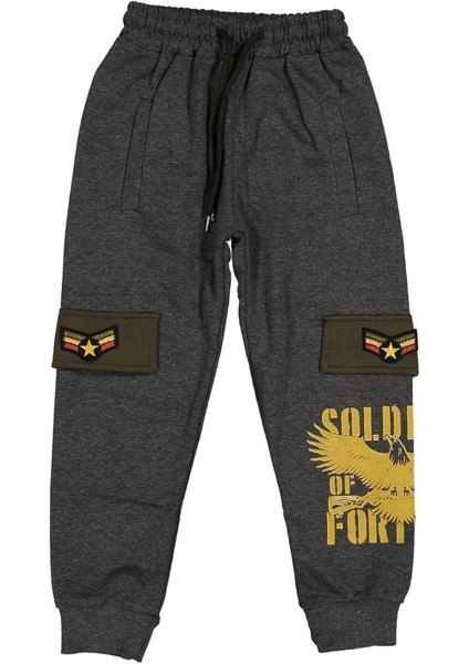 Erkek 13/16 Yaş Şahin Baskılı Eşofman Alt