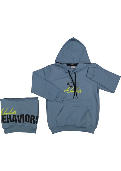 Erkek 9/12 Yaş Absolute Baskılı Kapşonlu Sweat