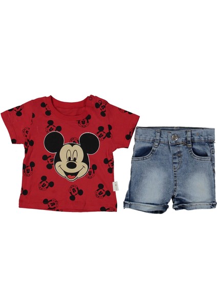 Erkek 9/24 Ay Miki Baskılı Takım