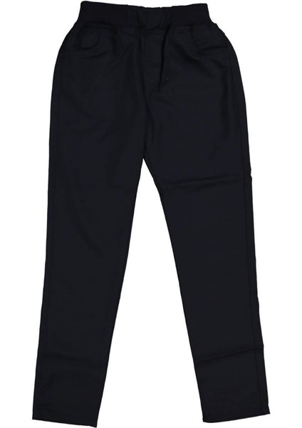 Erkek 11/15 Yaş Şerz Beli Lastikli Ribanalı Ortaokul Pantolonu
