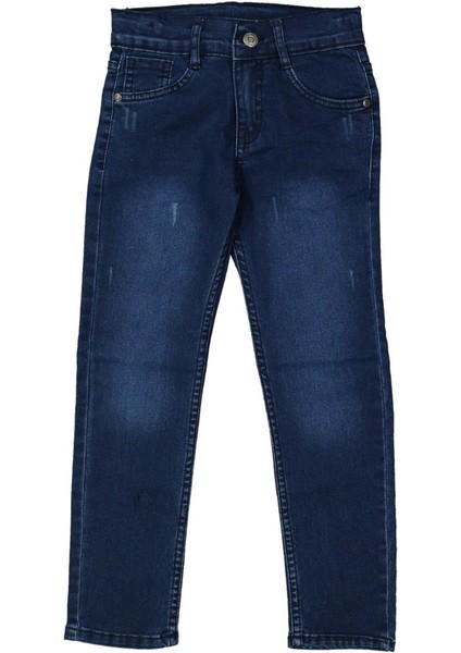 Erkek 8/12 Yaş Eskitme Kot Pantolon