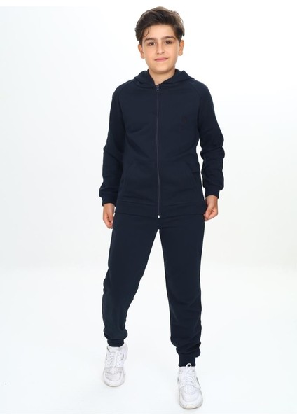 Unısex 6/10 Yaş N Nakışlı Kapşonlu Eşofman Takım