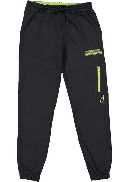 Erkek 5/8 Yaş Kemer Ganili Fermuarlı Cepli Tekalt