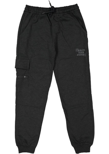 Erkek 13/16 Yaş Kargo Cep Baskılı Tek Alt