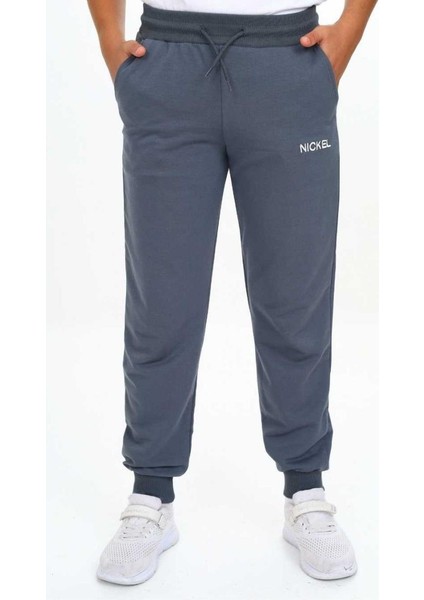 Erkek 10/14 Yaş 2ip Nıckel Nakışlı Eşofman Altı