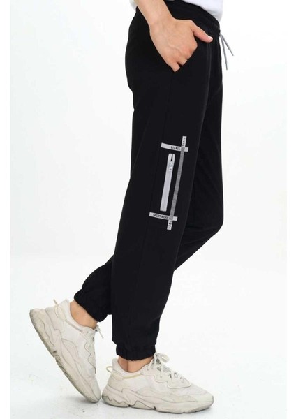 Erkek 10/14 Yaş 2ip Dizde Fermuarlı Eşofman Altı