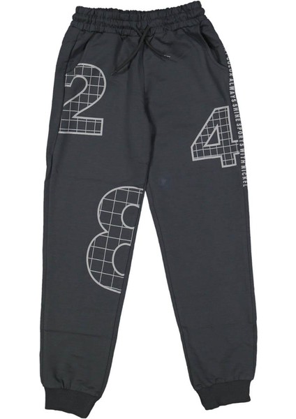 Erkek 6/10 Yaş Rakam Baskılı Eşofman Altı